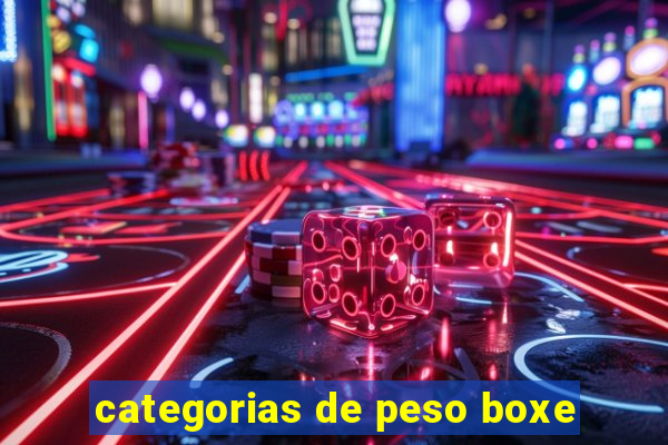 categorias de peso boxe